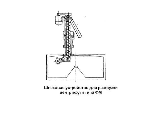 Шнековое устройство для разгрузки центрифуги типа ФМ