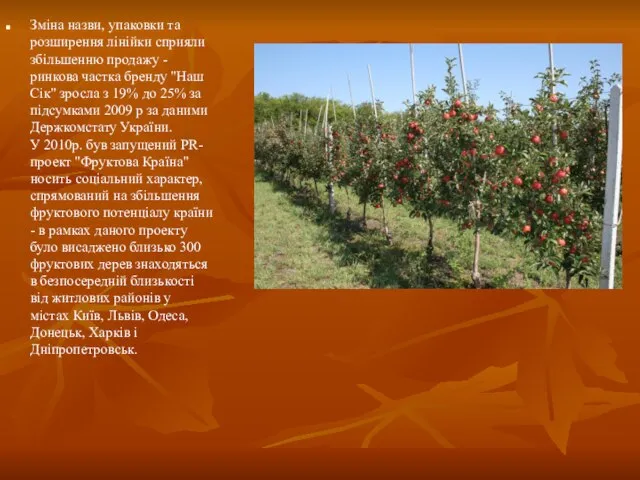 Зміна назви, упаковки та розширення лінійки сприяли збільшенню продажу - ринкова