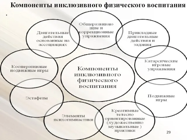 . Компоненты инклюзивного физического воспитания