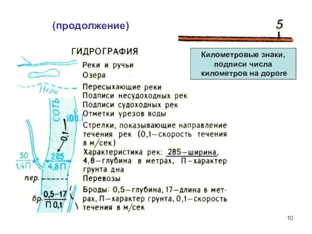 (продолжение) Километровые знаки, подписи числа километров на дороге