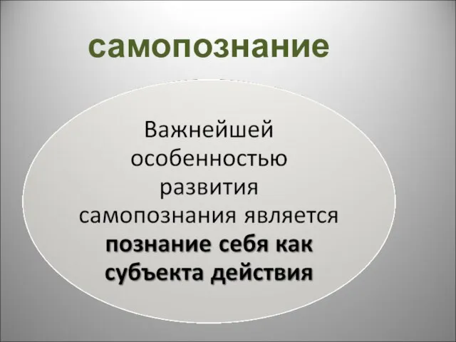 самопознание