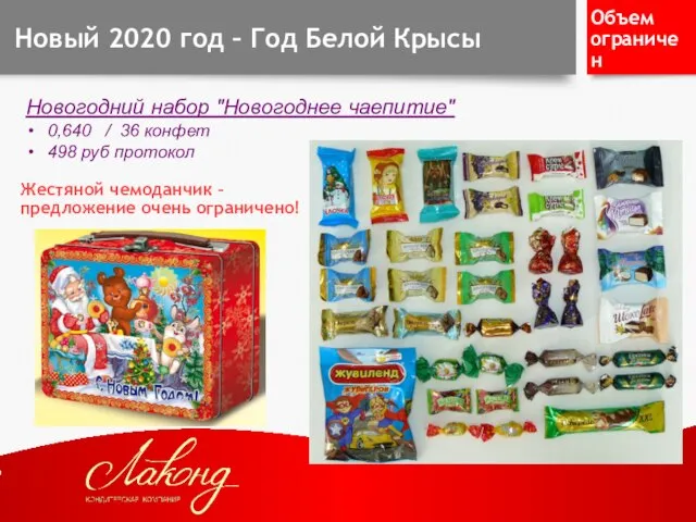 Новый 2020 год – Год Белой Крысы Новогодний набор "Новогоднее чаепитие"