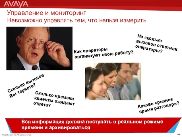 Сколько времени клиенты ожидают ответа? На сколько вызовов ответили операторы? Каково