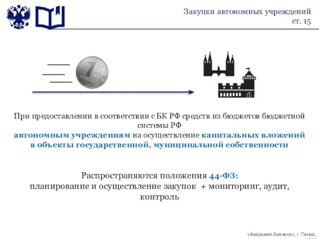 При предоставлении в соответствии с БК РФ средств из бюджетов бюджетной