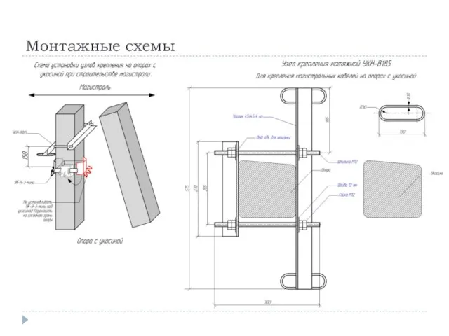 Монтажные схемы