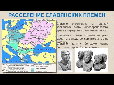 Славяне отделились от единой славянской ветви индоевропейского древа в середине I-го