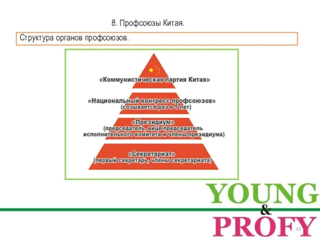 8. Профсоюзы Китая. Структура органов профсоюзов.