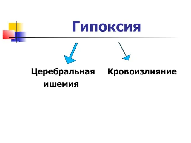 Гипоксия Церебральная Кровоизлияние ишемия