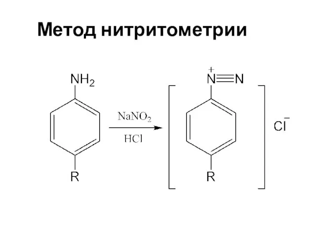 Метод нитритометрии