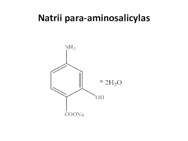 Natrii para-aminosalicylas