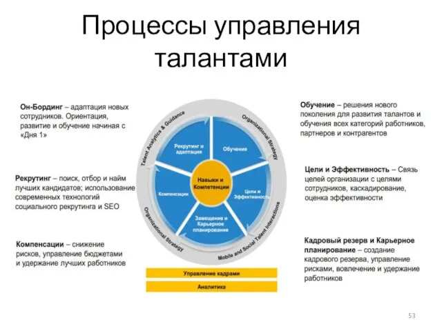 Процессы управления талантами