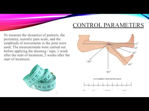 CONTROL PARAMETERS To measure the dynamics of patients, the perimetry, numeric