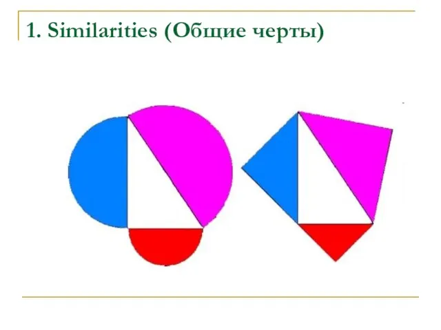 1. Similarities (Общие черты)