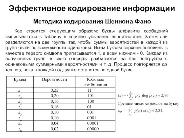 Код строится следующим образом: буквы алфавита сообщений выписываются в таблицу в