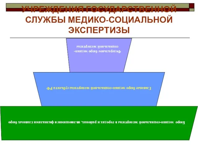 УЧРЕЖДЕНИЯ ГОСУДАРСТВЕННОЙ СЛУЖБЫ МЕДИКО-СОЦИАЛЬНОЙ ЭКСПЕРТИЗЫ