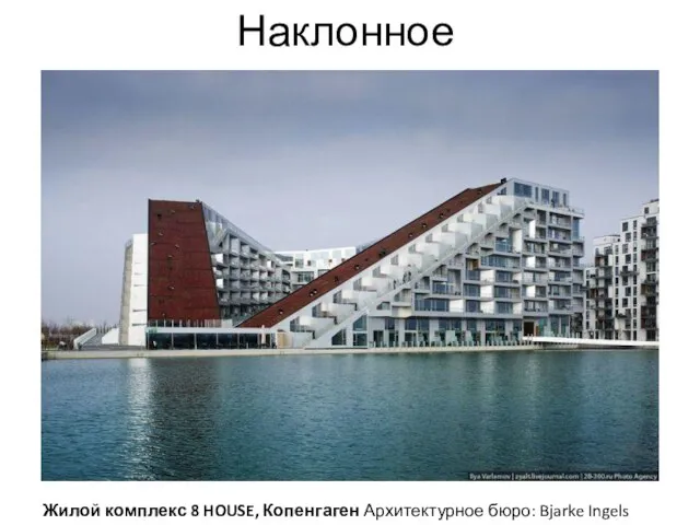 Наклонное Жилой комплекс 8 HOUSE, Копенгаген Архитектурное бюро: Bjarke Ingels Group