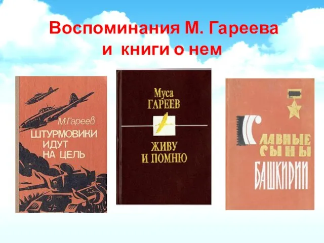 Воспоминания М. Гареева и книги о нем