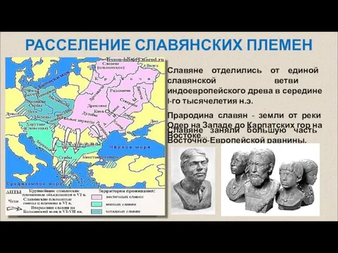 Славяне отделились от единой славянской ветви индоевропейского древа в середине I-го