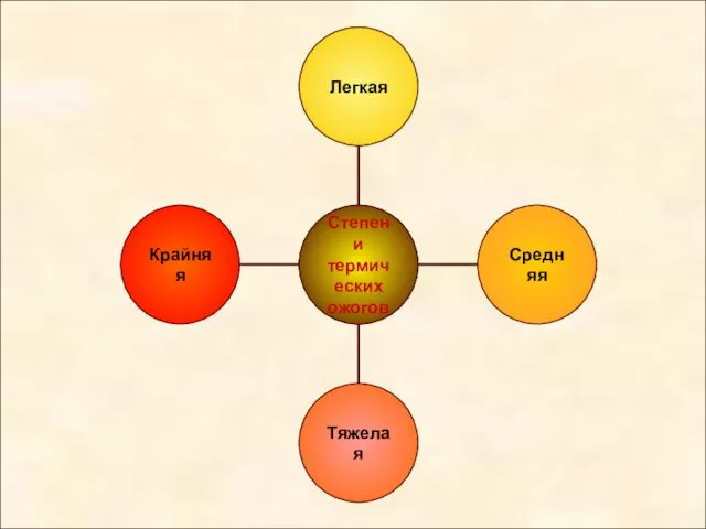 Степени термических ожогов