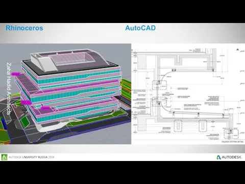 Rhinoceros AutoCAD Zaha Hadid Architects