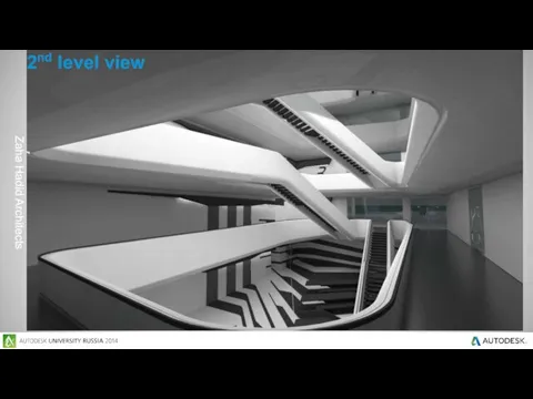 2nd level view Zaha Hadid Architects