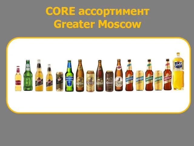 CORE ассортимент Greater Moscow