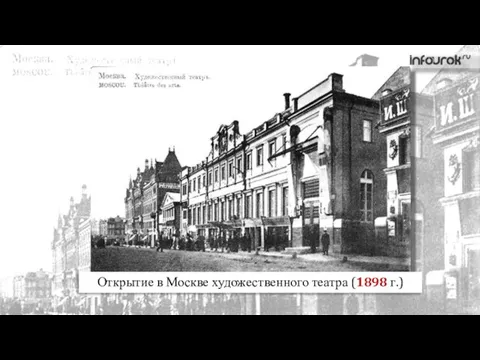 Открытие в Москве художественного театра (1898 г.)