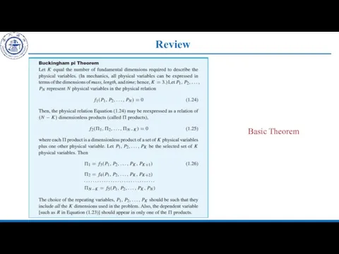 Review Basic Theorem