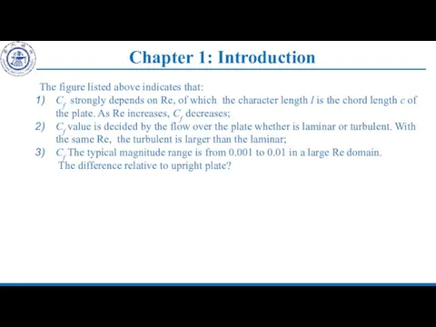 Chapter 1: Introduction The figure listed above indicates that: Cf strongly