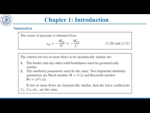 Chapter 1: Introduction Summation