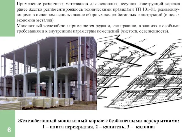 Применение различных материалов для основных несущих конструкций каркаса ранее жестко регламентировалось