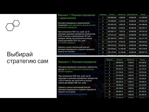 Выбирай стратегию сам