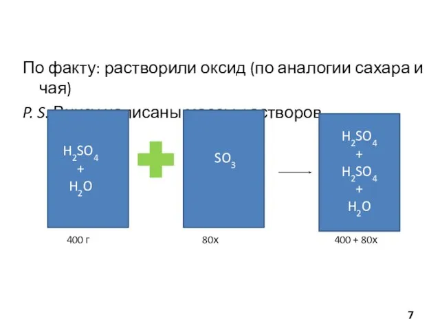 По факту: растворили оксид (по аналогии сахара и чая) P. S.