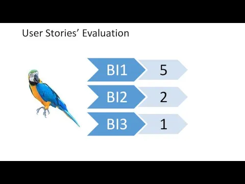 User Stories’ Evaluation