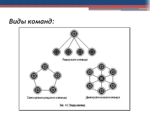 Виды команд: