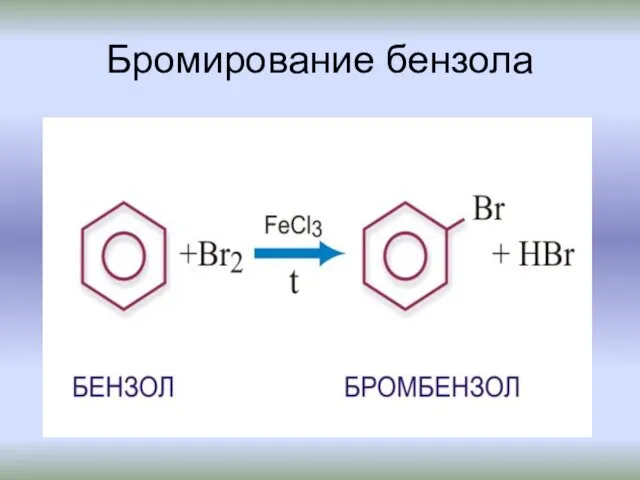 Бромирование бензола