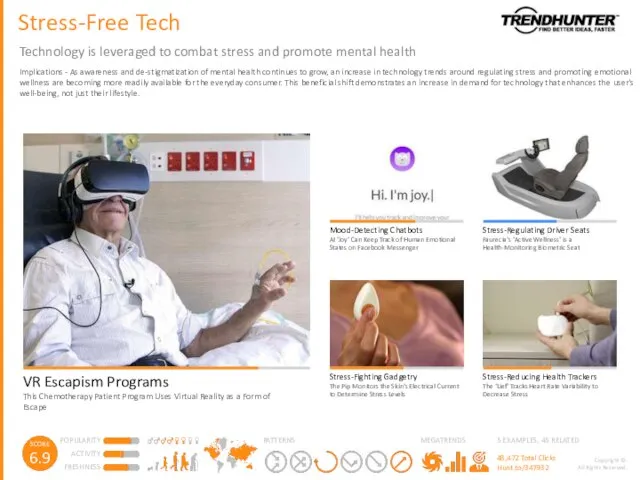 Stress-Free Tech Technology is leveraged to combat stress and promote mental