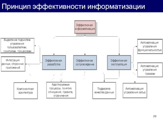 Принцип эффективности информатизации