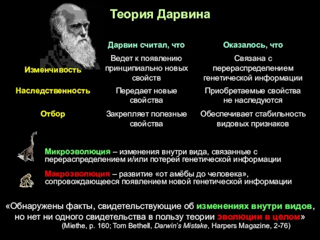 Микроэволюция – изменения внутри вида, связанные с перераспределением и/или потерей генетической