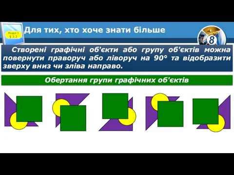 Для тих, хто хоче знати більше Розділ 3 § 3.3 Створені