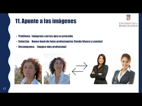 11. Apunte a las imágenes Problema: Imágenes con las que se