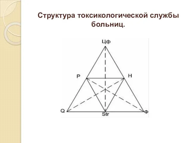 Структура токсикологической службы больниц.