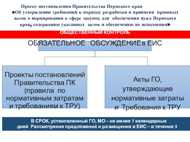 Проект постановления Правительства Пермского края Проекты постановлений Правительства ПК (правила по