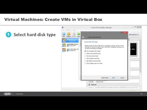 Virtual Machines: Create VMs in Virtual Box