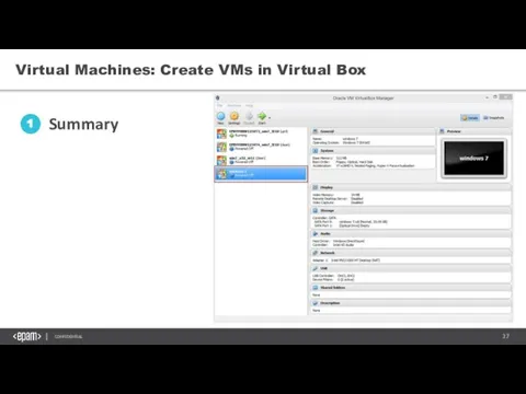 Virtual Machines: Create VMs in Virtual Box