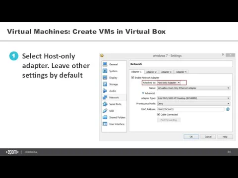 Virtual Machines: Create VMs in Virtual Box