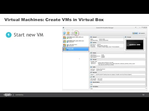 Virtual Machines: Create VMs in Virtual Box