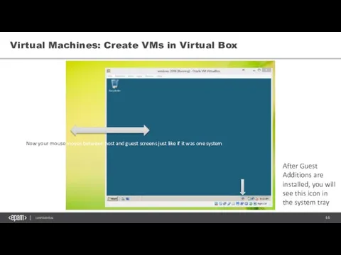 Virtual Machines: Create VMs in Virtual Box Now your mouse moves
