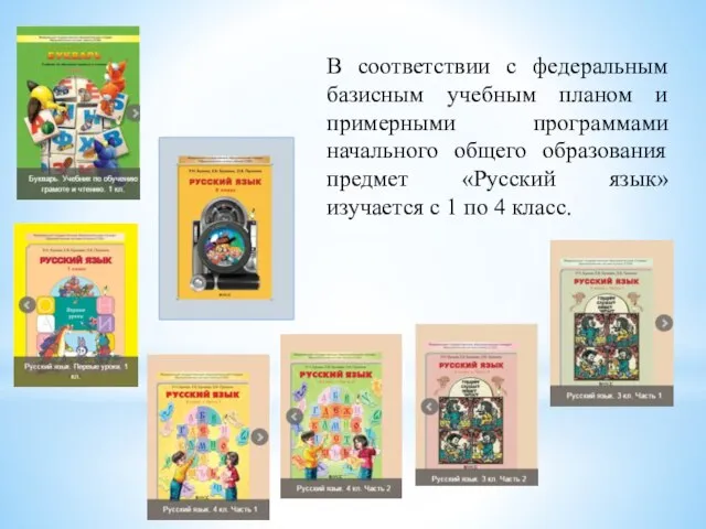 В соответствии с федеральным базисным учебным планом и примерными программами начального