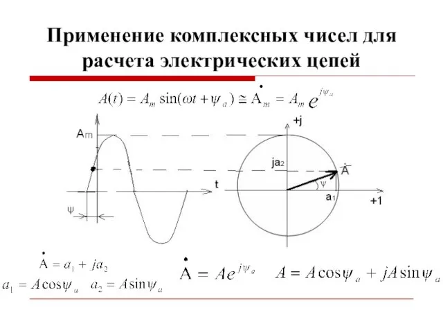 Применение комплексных чисел для расчета электрических цепей